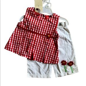 2 piece set for 12 month girl NWT